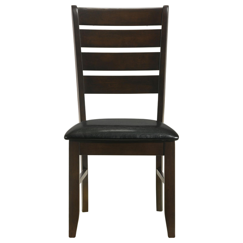Coaster Furniture Dalila 102722 Wood Dining Side Chair - Cappuccino (Set of 2) IMAGE 2