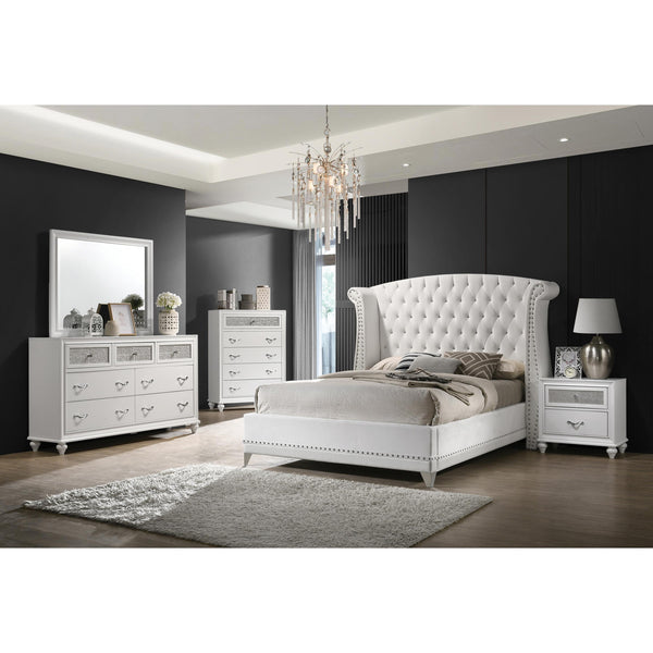 Calgary Furniture Emporium Barzini 300843Q-S4 6 pc Queen Platform Bedroom set IMAGE 1