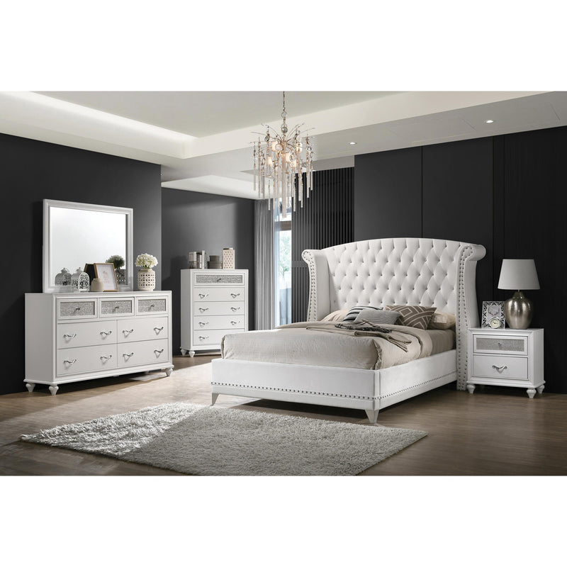 Calgary Furniture Emporium Barzini 300843Q-S4 6 pc Queen Platform Bedroom set IMAGE 1