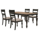 Calgary Furniture Emporium Bridget 108221-S5 5 pc Dining Set IMAGE 2