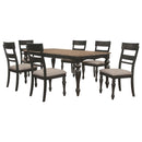 Calgary Furniture Emporium Bridget 108221-S7 7 pc Dining Set IMAGE 2