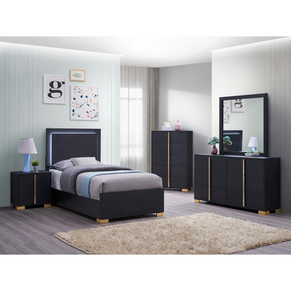 Calgary Furniture Emporium Marceline 222831T-S5 7 pc Twin Panel Bedroom Set IMAGE 1