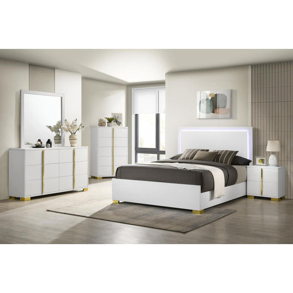 Calgary Furniture Emporium Marceline 222931KE-S5 7 pc King Panel Bedroom Set IMAGE 1