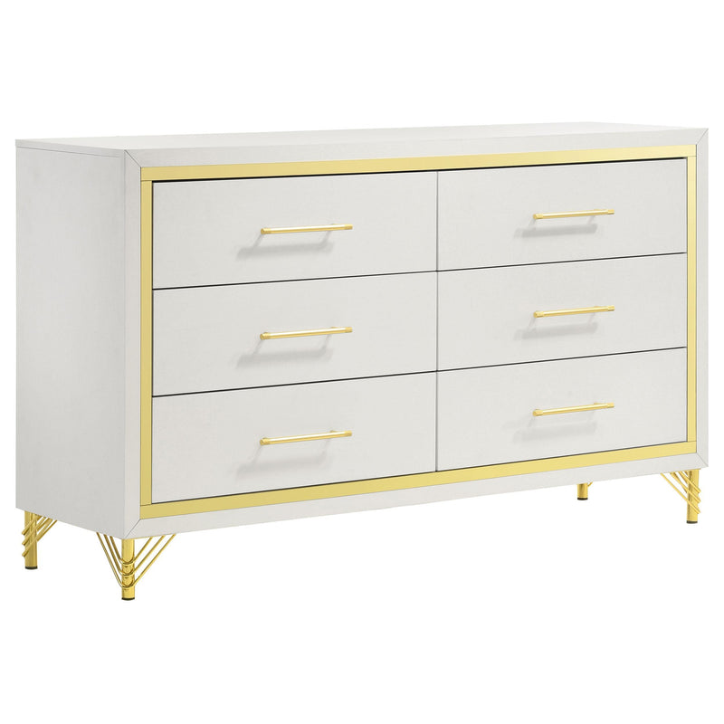 Calgary Furniture Emporium Lucia 224731KE-S4 6 pc King Panel Bedroom Set IMAGE 4