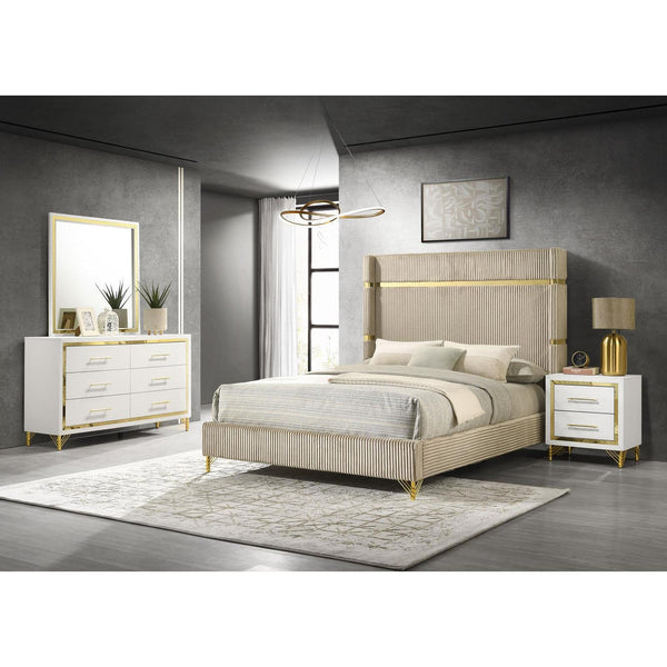 Calgary Furniture Emporium Lucia 224731Q-S4 6 pc Queen Panel Bedroom Set IMAGE 1