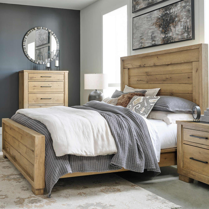  Signature Design by Ashley Galliden B841 8 pc Queen Panel Bedroom Set IMAGE 2