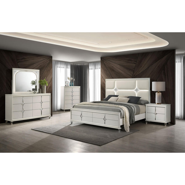Calgary Furniture Emporium Olivia 224951KW-S5 7 pc California King Panel Bedroom Set IMAGE 1