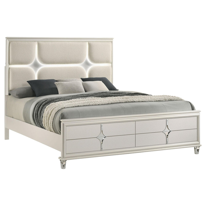 Calgary Furniture Emporium Olivia 224951KE-S5 7 pc King Panel Bedroom Set IMAGE 2