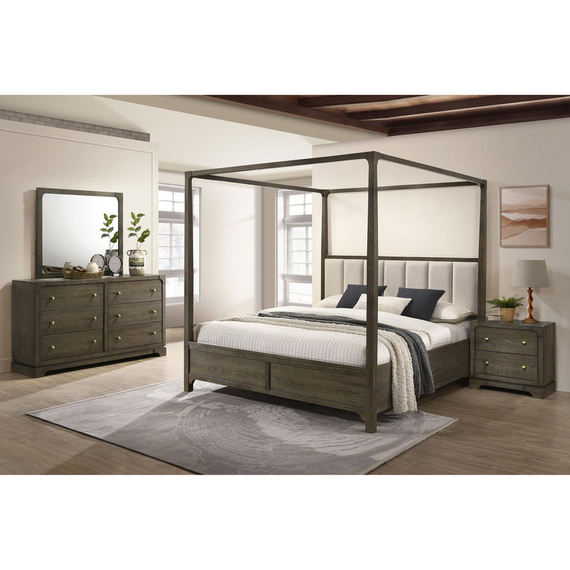 Calgary Furniture Emporium Gran Park 224931Q-S4 6 pc Queen Canopy Bedroom Set IMAGE 1