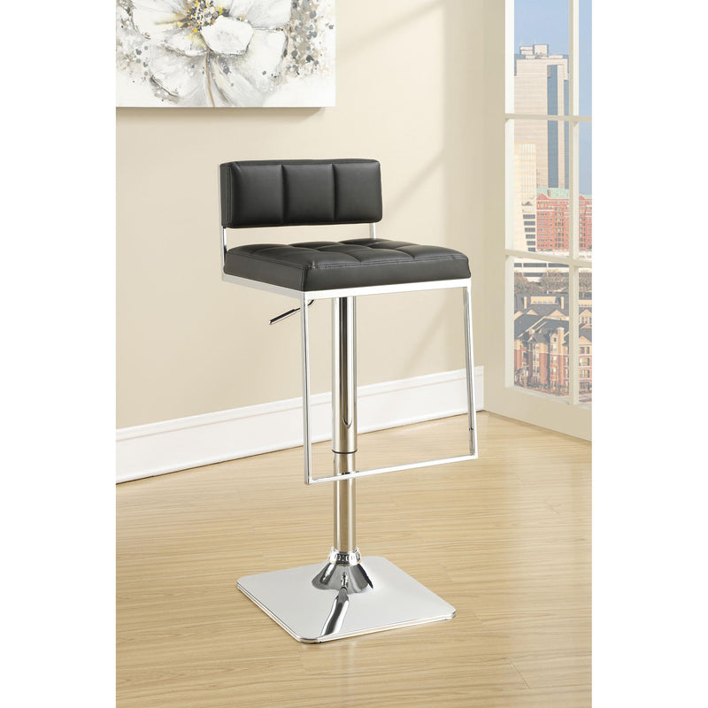 Coaster Furniture Alameda 100194 Adjustable Bar Stool - Chrome and Black IMAGE 9