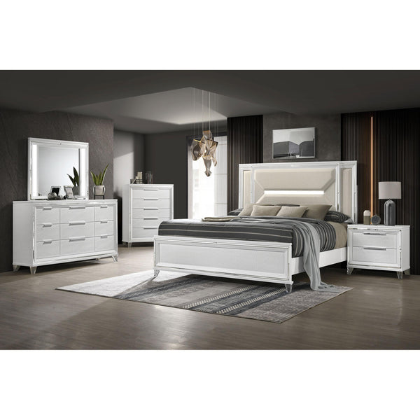 Calgary Furniture Emporium Marmore 224961KW-S5 7-piece California King Panel Bedroom Set IMAGE 1
