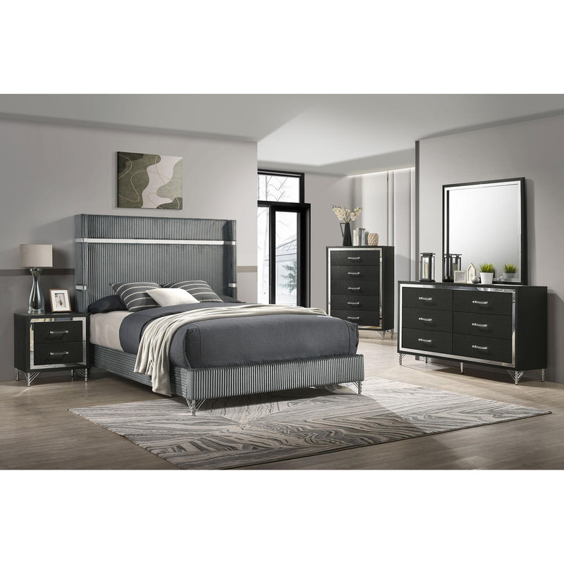Calgary Furniture Emporium Lucia 224991KE-S5 7-piece King Panel Bedroom Set IMAGE 1