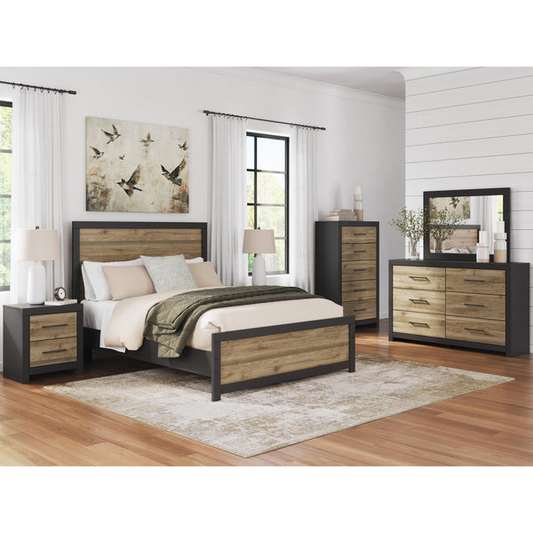  Signature Design by Ashley Vertani B2073B10 6 pc Queen Panel Bedroom Set IMAGE 1