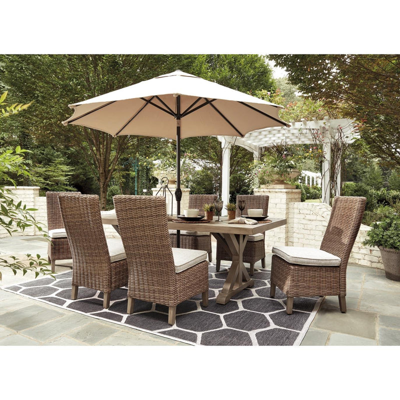  Signature Design by Ashley Beachcroft P791P1 7-piece Outdoor Dining Set IMAGE 5