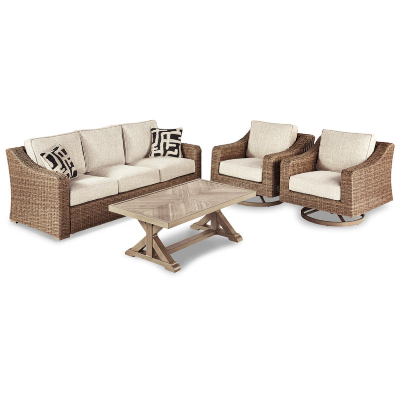 Calgary Furniture Emporium Beachcroft P791P15 4-piece Outdoor Seating Set IMAGE 2