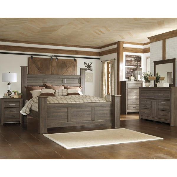  Signature Design by Ashley Juararo B251B37 6 pc King Poster Bedroom Set IMAGE 1