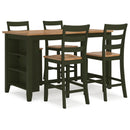  Signature Design by Ashley Gesthaven D401D2 5 pc Counter Height Dining Set IMAGE 1