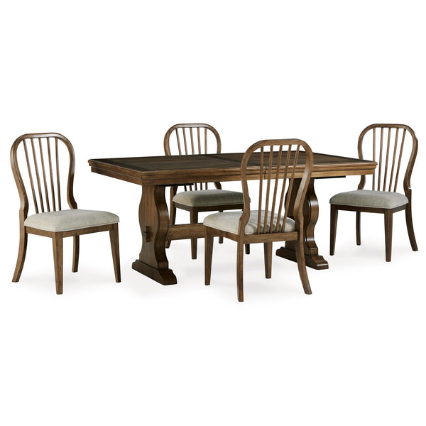 Calgary Furniture Emporium Sturlayne D787D1 5 pc Dining Set IMAGE 1
