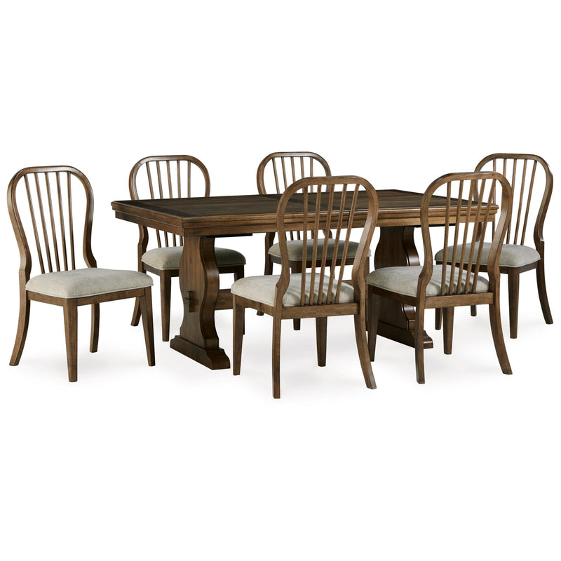 Calgary Furniture Emporium Sturlayne D787D3 7 pc Dining Set IMAGE 2