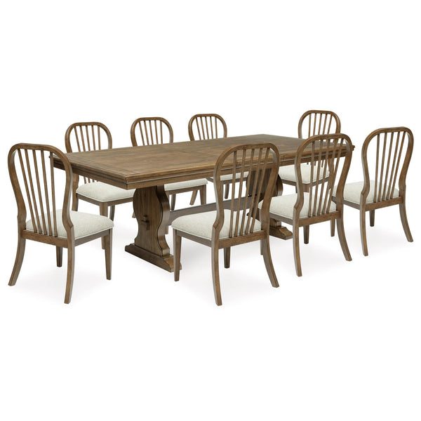 Calgary Furniture Emporium Sturlayne D787D4 9 pc Dining Set IMAGE 1