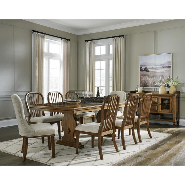 Calgary Furniture Emporium Sturlayne D787D8 9 pc Dining Set IMAGE 1