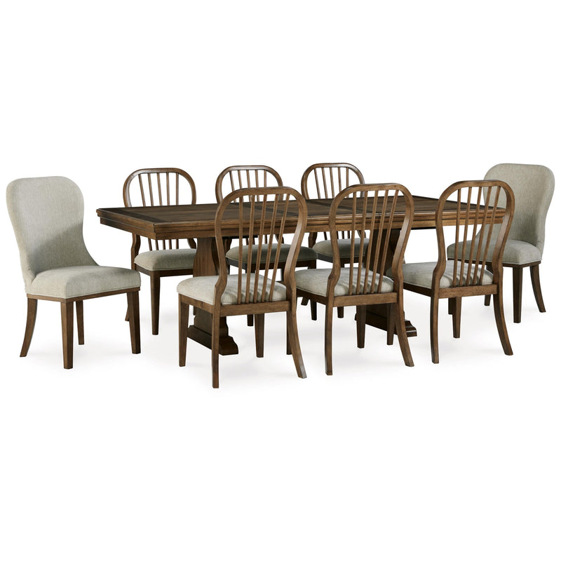 Calgary Furniture Emporium Sturlayne D787D8 9 pc Dining Set IMAGE 2