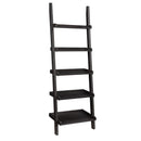Coaster Furniture Colella 800338 72-inch 5-shelf Ladder Bookshelf - Cappuccino IMAGE 1