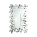 Coaster Furniture Pamela 901838 32 x 47 Inch Rectangular Frameless Wall Mirror - Silver IMAGE 1