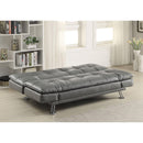 Coaster Furniture Dilleston 500096 Upholstered Tufted Convertible Sofa Bed - Grey IMAGE 6
