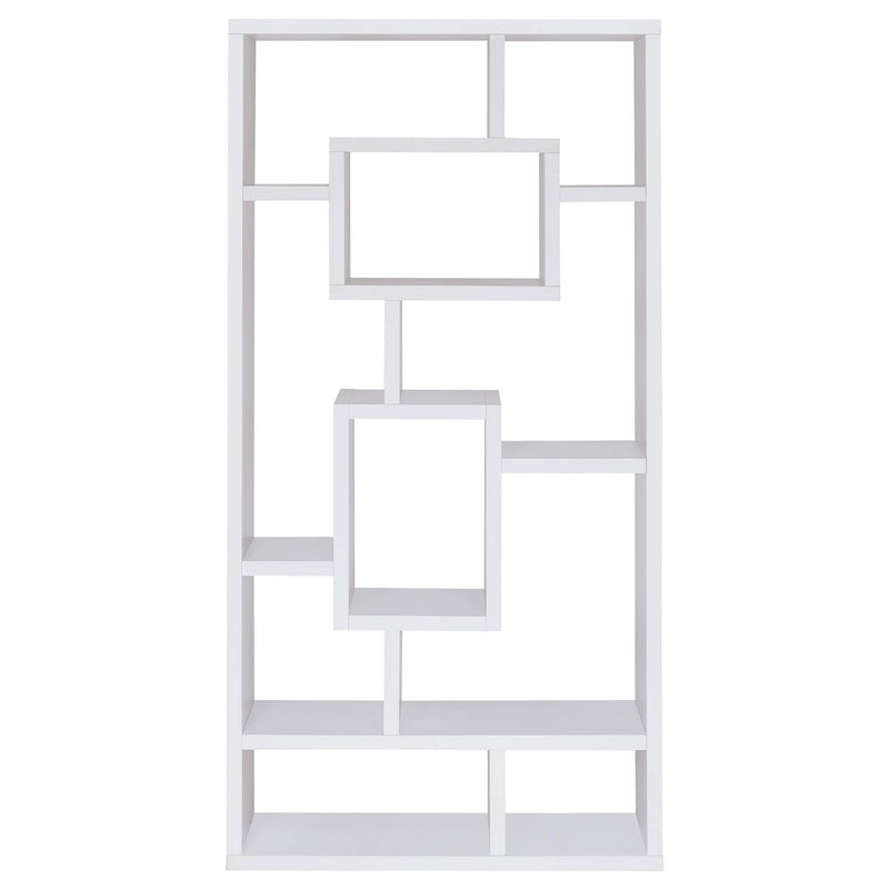 Coaster Furniture Corey 800157 71-inch 8-shelf Bookshelf - White IMAGE 2