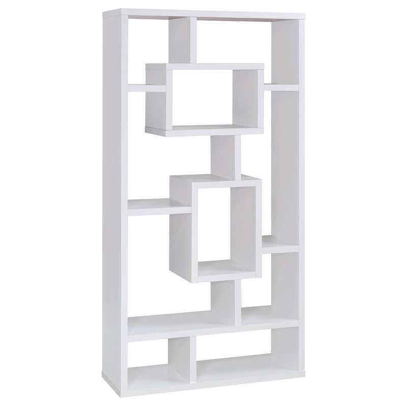 Coaster Furniture Corey 800157 71-inch 8-shelf Bookshelf - White IMAGE 5