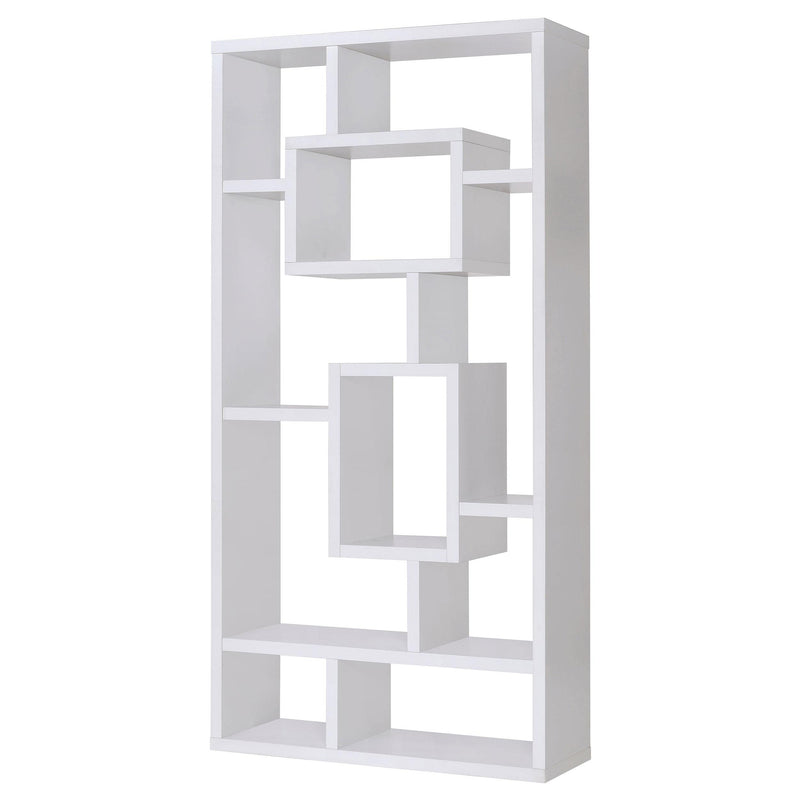 Coaster Furniture Corey 800157 71-inch 8-shelf Bookshelf - White IMAGE 7