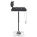 Coaster Furniture Alameda 100195 Adjustable Bar Stool - Chrome and Grey IMAGE 7