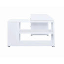 Coaster Furniture Yvette 800516 60-inch 3-Drawer L-Shape Computer Desk - White IMAGE 4