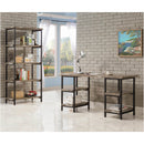 Coaster Furniture Kemper 801551 59-inch 4-shelf Writing Desk - Weathered Brown IMAGE 3