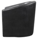 Coaster Furniture Turner 902098 Upholstered Barrel Back Swivel Chair - Dark Brown IMAGE 3