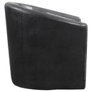 Coaster Furniture Turner 902098 Upholstered Barrel Back Swivel Chair - Dark Brown IMAGE 6