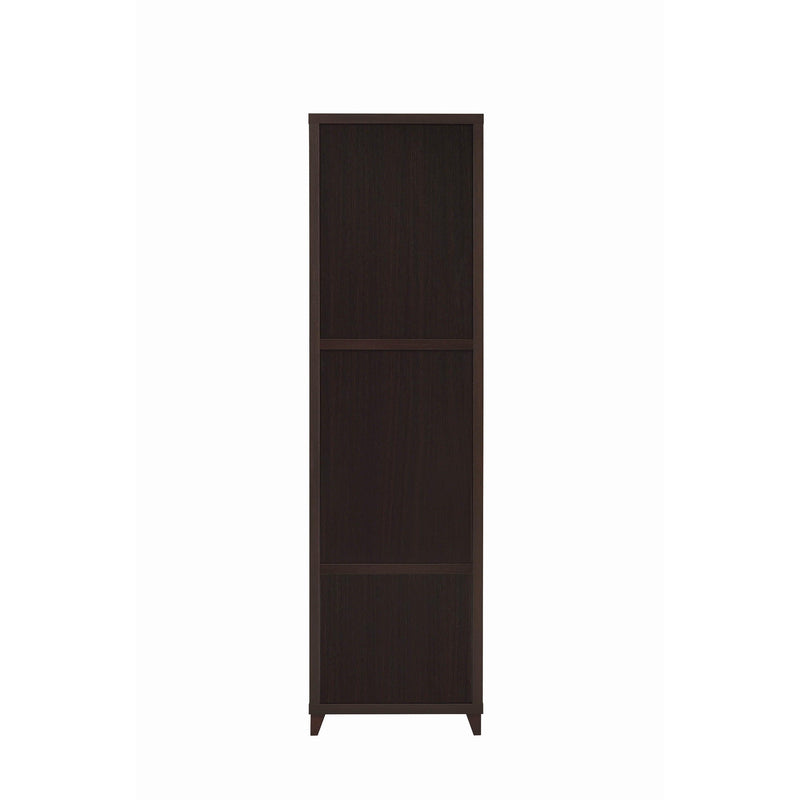 Coaster Furniture Lewes 700882 4-shelf Engineered Wood Media Tower - Cappuccino IMAGE 4