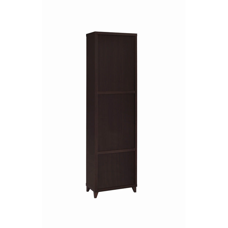 Coaster Furniture Lewes 700882 4-shelf Engineered Wood Media Tower - Cappuccino IMAGE 5