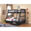 Coaster Furniture Ashton 460181 2-Drawer Wood Twin Over Full Bunk Bed - Navy Blue IMAGE 2