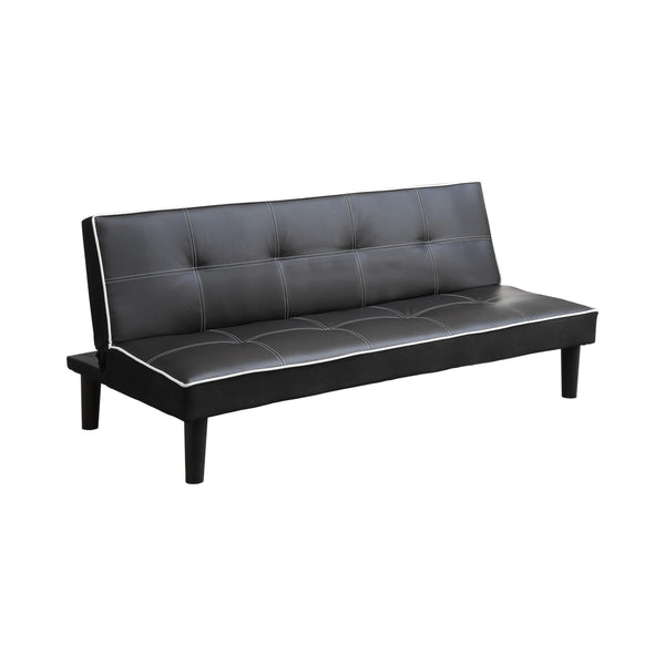 Coaster Furniture Katrina 550044 Upholstered Tufted Convertible Sofa Bed - Black IMAGE 1