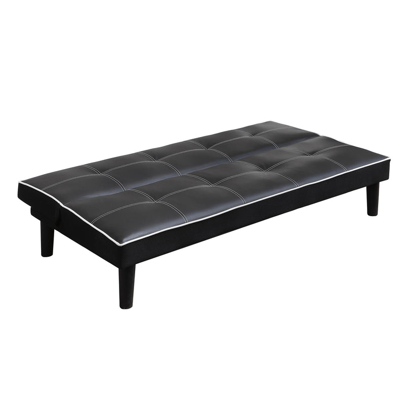 Coaster Furniture Katrina 550044 Upholstered Tufted Convertible Sofa Bed - Black IMAGE 2
