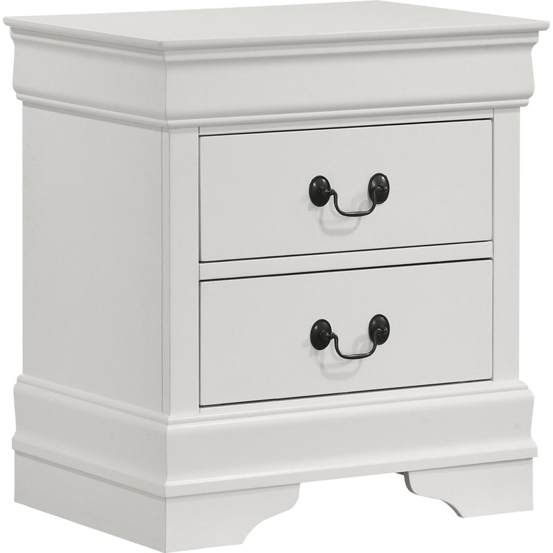  Coaster Furniture Louis Philippe 202441KE-S5 7 pc King Sleigh Bedroom Set IMAGE 3