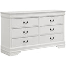  Coaster Furniture Louis Philippe 202441F-S4 6 pc Full Sleigh Bedroom Set IMAGE 4