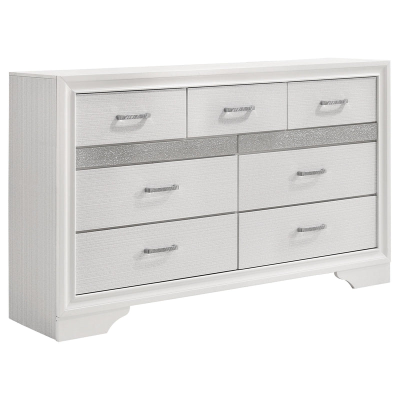 Coaster Furniture Miranda 205113 7-Drawer Dresser - White IMAGE 1