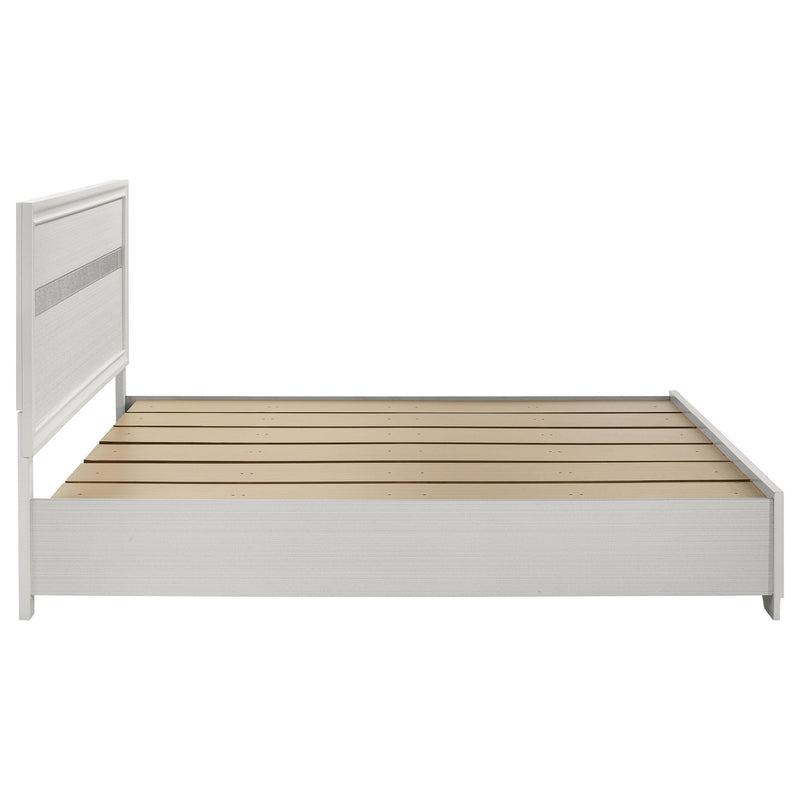 Coaster Furniture Miranda 205111KW 51-inch Wood California King Storage Panel Bed - White IMAGE 5