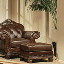 Calgary Furniture Emporium Anondale Leather Ottoman 15034 IMAGE 1