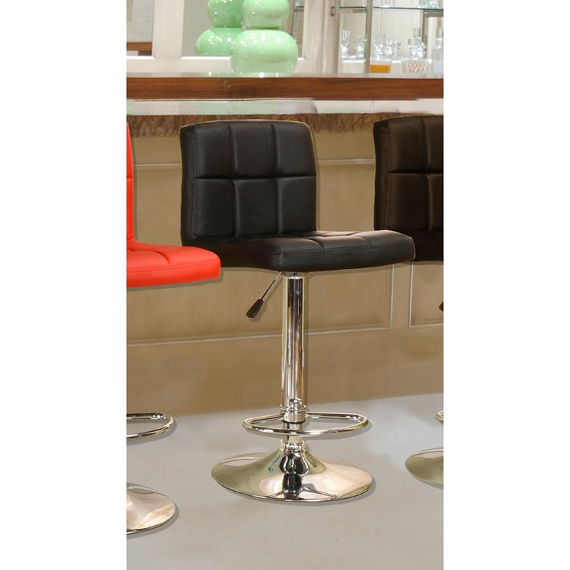 IFDC Adjustable Height Stool ST 139-BK IMAGE 2