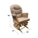 Calgary Furniture Emporium Rehan Glider Fabric Chair with Ottoman 59332 IMAGE 7