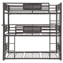 Coaster Furniture Rogen 460394T Metal Twin Triple Bunk Bed - Dark Bronze IMAGE 2